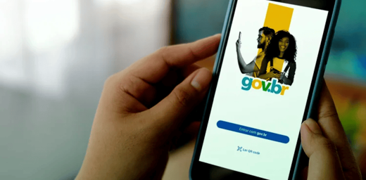 Acesso gov.br no smartphone